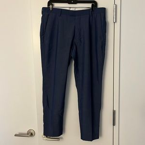H&M blue dress pants. 10/10 cond. Skinny leg. Pants are size 38, really 36x31